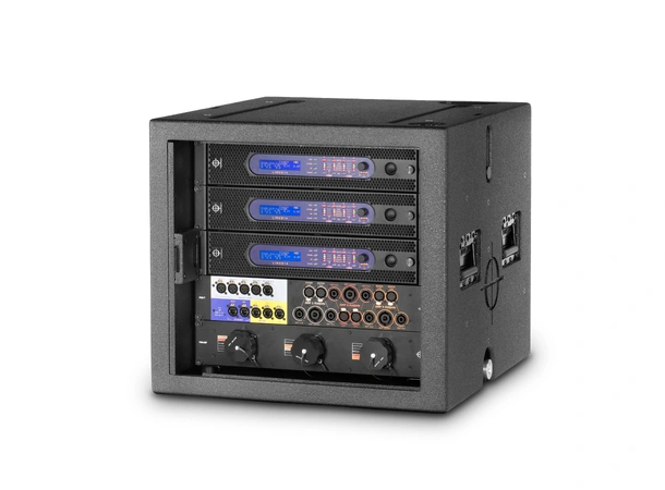 CODA Audio Linus T-RACK EU 12x3500W, 10U Rack, 3xLinus14 amps