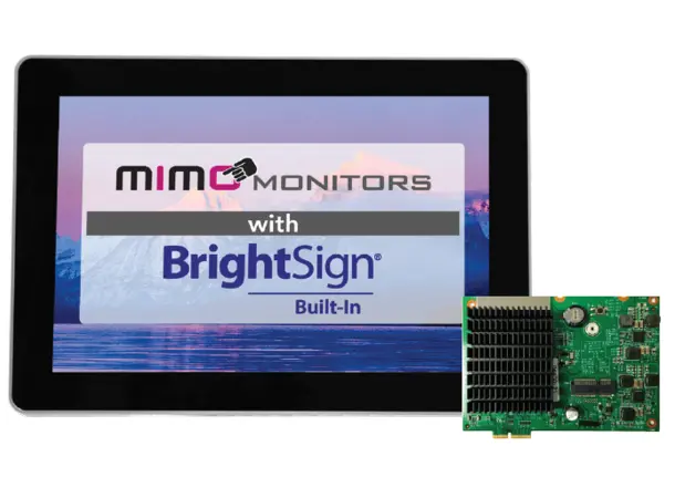 Mimo Vue 10.1" with BrightSign Built-In Capacitive Touch Display