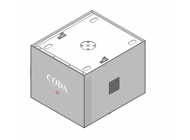 CODA Audio Cover EXT 1 x N-SUB/SCN-F Protection Extension with CO-N-SUB