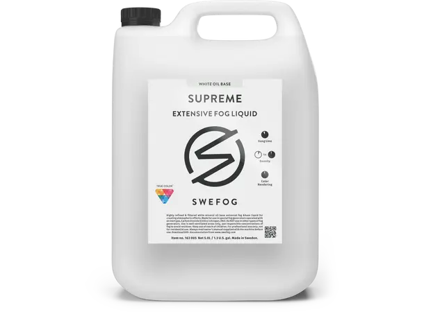 Swefog Supreme extensive, 5L Oil based,for N2/CO2 fog generators only