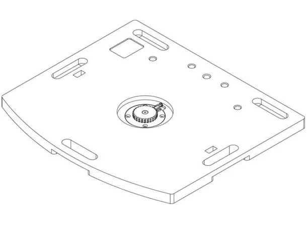CODA Audio APS Groundstack adapter plate Lid for APS SUB horisontal stacked APS