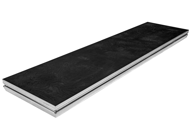Stagedex Basicline deck 200x50cm Black coated