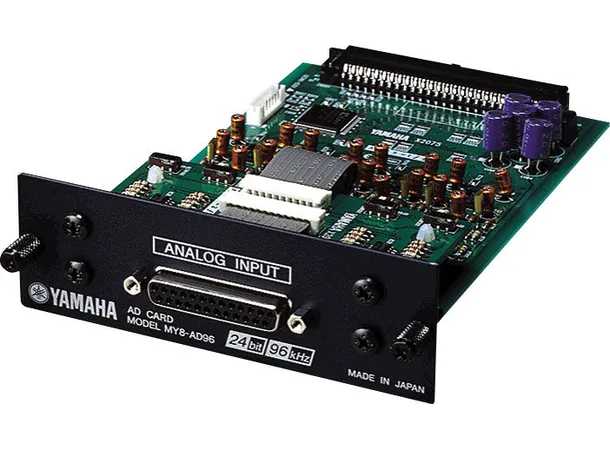 Yamaha MY8-AD96 8-ch 24-bit/96kHz analog Line-level input, 25-pin D-sub