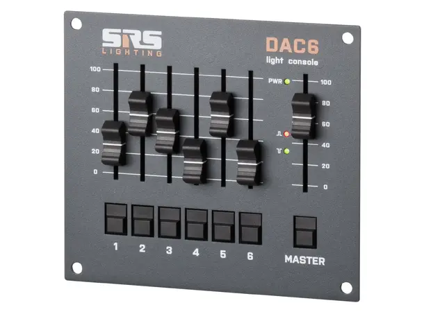 SRS DAC6W Alps 6 fader DMX Control WAGO connect, NO PSU