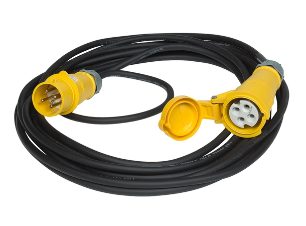 SRS Motor Control cable 16A-4P  25m Length 25 meter115V - YELLOW