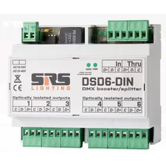 SRS DSD6-DIN-RDM DMX splitter RDM, Booster, DIN, u/psu