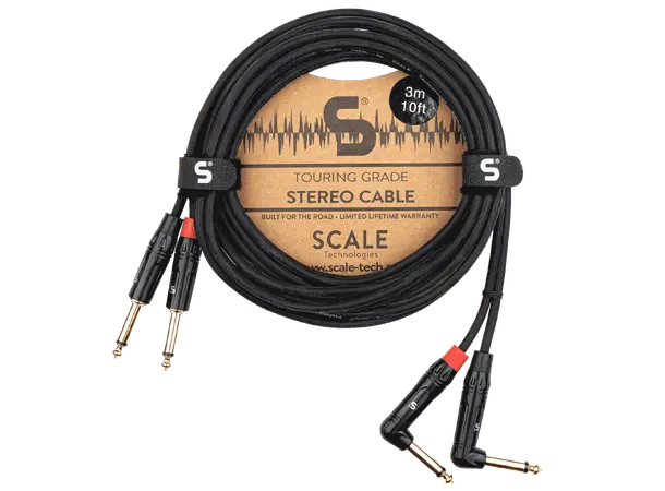 Scale Technologies Stereo Jack 3 meter Stereo cable, Touring Grade