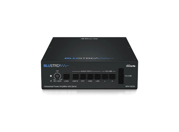 Blustream NPA100DA Amplifier with Dante Dante, HDMI ARC, Optical S/PDIF
