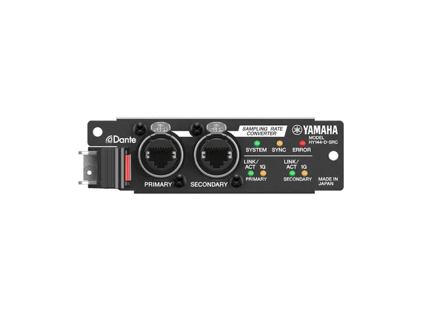 Yamaha HY144D-SRC Dante interface card 144 channels @ 96khz 32bit