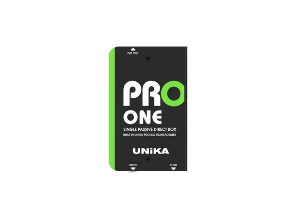 UNiKA PRO-ONE Passive DI Box Passive line DI Box with custom Iso