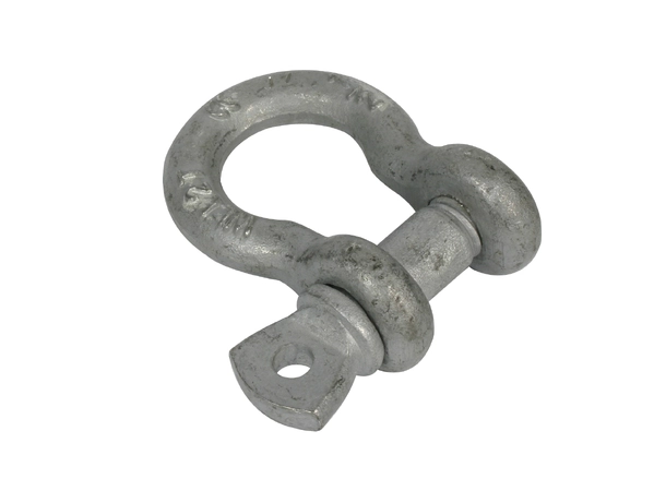 Doughty T39100 Bow Shackle 6Mm Bow Shackle 6Mm Silver Pin WLL 330 Kg