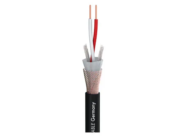 SC-Binary 234 AES/EBU MKII DMX-kabel 2 x 0,34 mm², PVC Ø 6,20 mm, sort