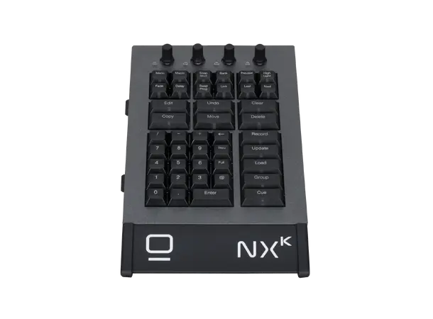 Elation NX-K keypad Kontrollfunksjoner for NX1
