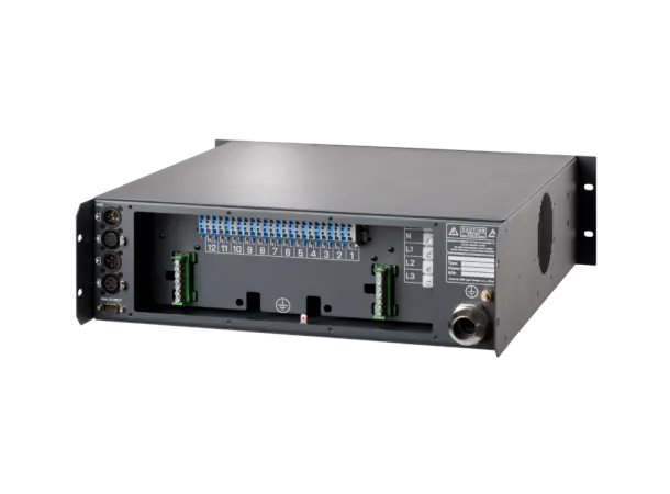 SRS SPUN12 1210B-8 Socapex 32A 12x10A / 2.3kW, main switch
