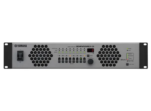 Yamaha XMV8140-D Dante  Multichannel Amp 8x140W @8/4Ohm. 4x280W m/Dante