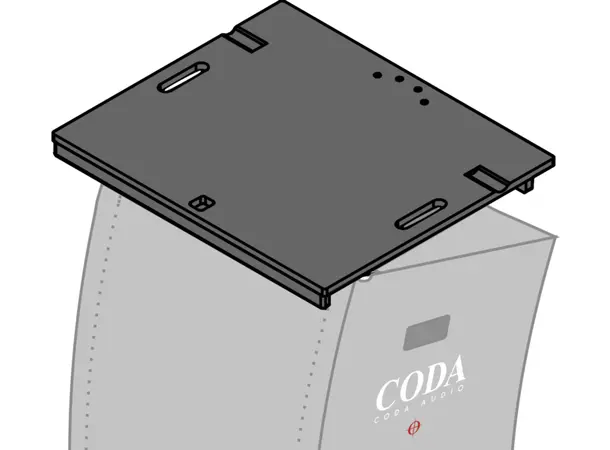 CODA Audio LID DOT AR Flat top AiRAY for transport